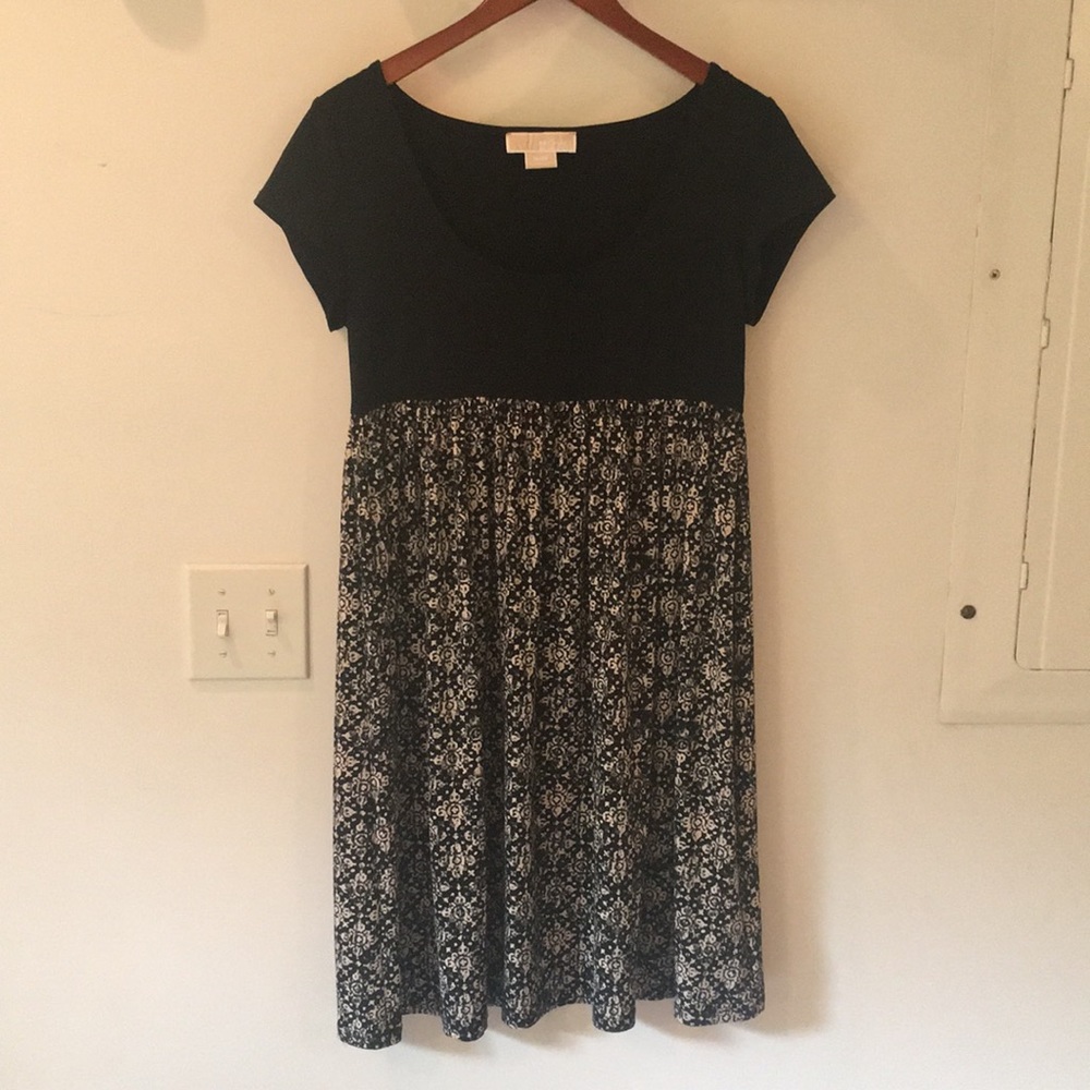 Black and Patterned Michael Kors Dress! 🖤
